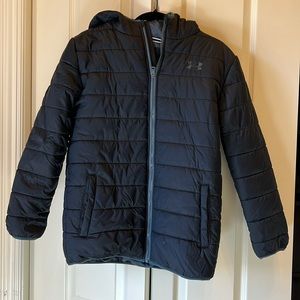 Youth Under Armour Cold Gear Winter Coat YXL black